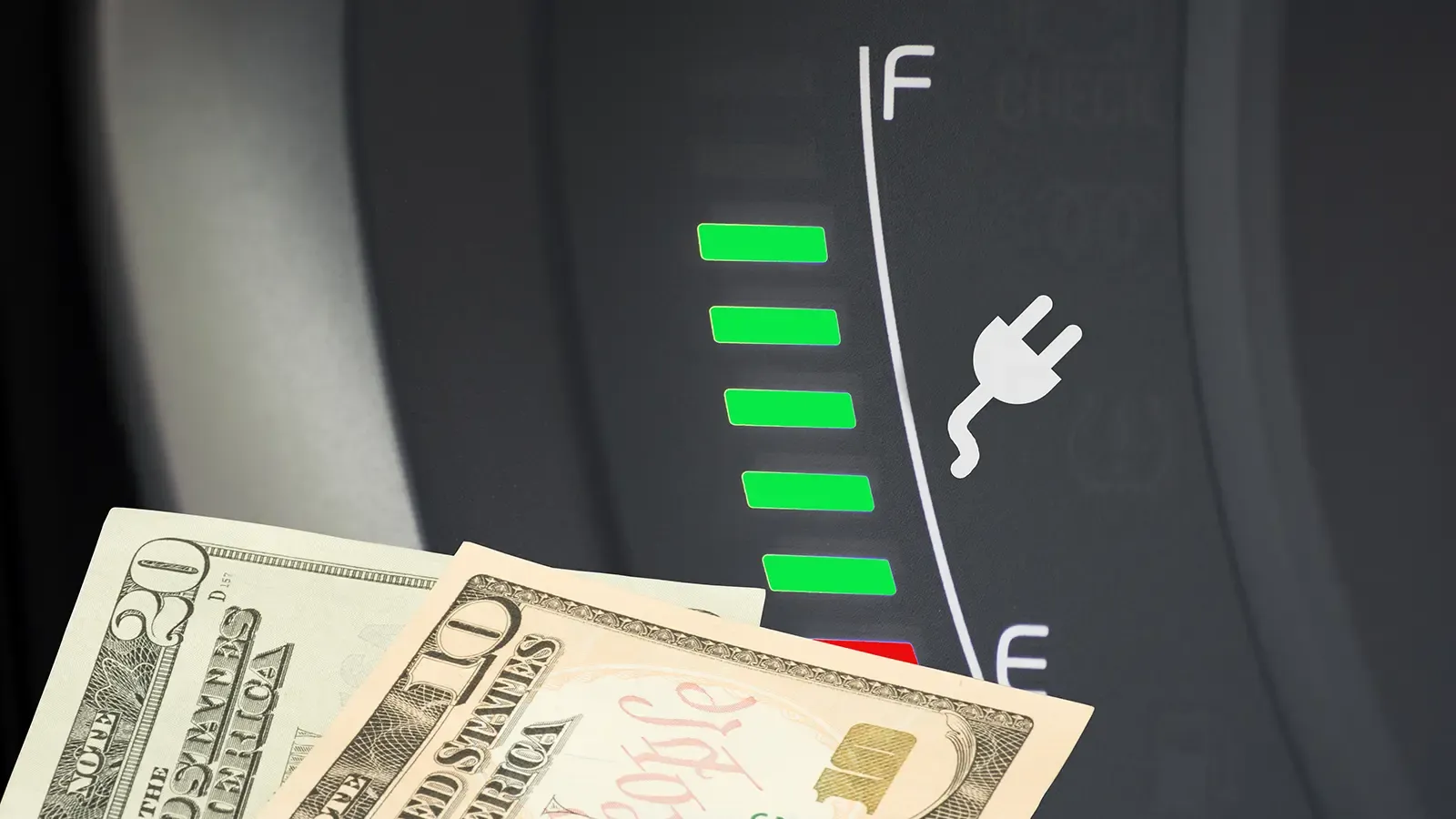 Charging cost of an electric vehicle